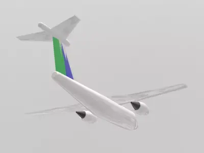 Fictional Jetliner Do-228JET Inspired series 3D model