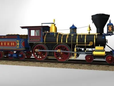 Central Pacific No60 Jupiter 3D model