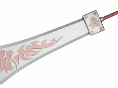 Sword 11  Low-poly 3D model