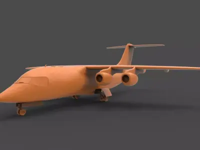 BAE 146 3D print model