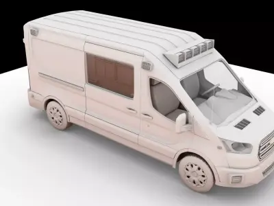 Transit 2014 medic 3D model