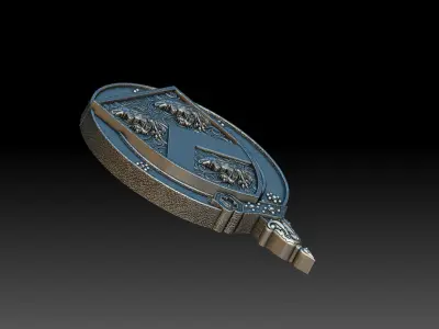 Belt Coat of Arms 3D print model
