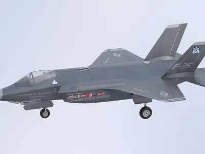 Lockheed Martin F-35 Lightning II Low-poly 3D model buy