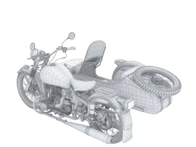 Ural Retro 3D model