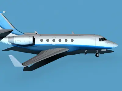 Dassault Falcon 2000 V09 3D model