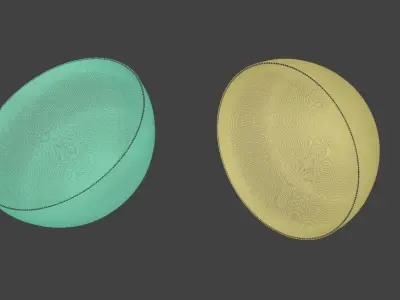 Hemispherical Dish 3D Model Free 3D model