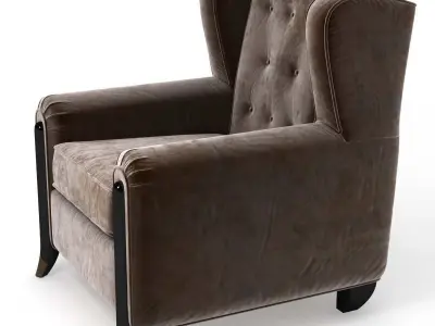 Branly Arm Chair by Jean De Merry 3D model