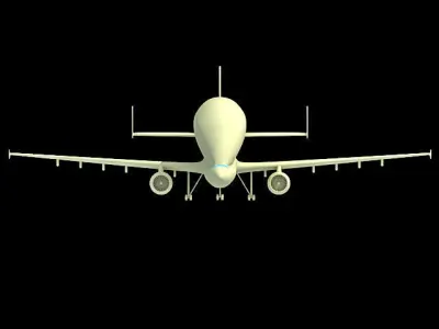 Futuristic Super Transporter 3D model