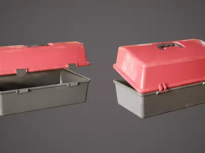 Item Box - Lootable - PBR Game ready - LOW POLY Low-poly 3D model