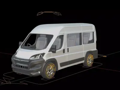 Opel Movano Passenger Van 3D model