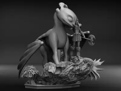 Astrid Hofferson -Statue  3D print model
