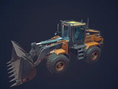 Handler Low-poly 3D model