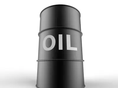 Oil Barrel 3D model 2