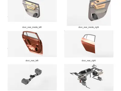 Dosch 3D - Car Details V3 - Combustion 3D model
