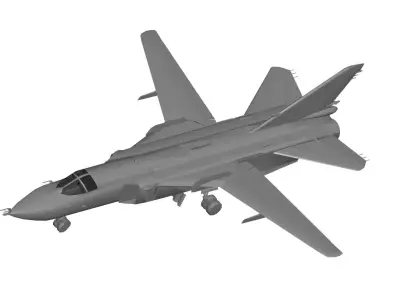 Soukhoi Su-24 3D model purchase