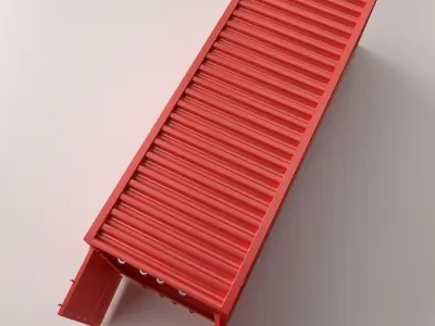 Freight Container 3D model purchase