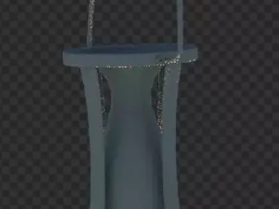 Old lamp Free 3D model