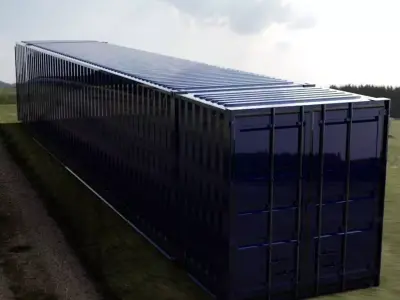 53FT ISO Shipping Container 3D model
