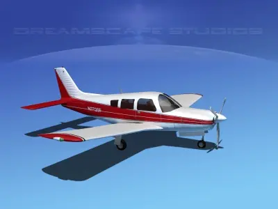 Piper Cherokee Arrow 3D model purchase