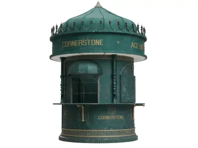 Victorian Kiosk 3D model