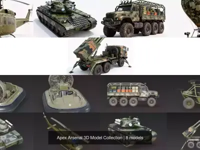Apex Arsenal 3D Model Collection 3D Model Pack