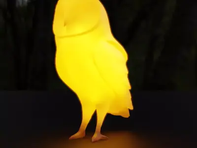 Indirect lighting for Owls 3D model