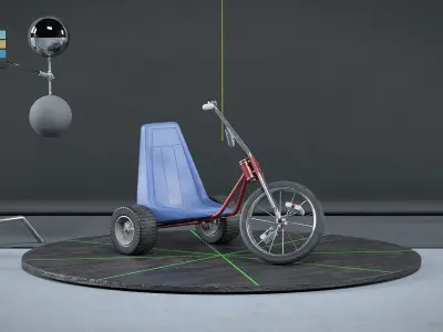Tricycle from The Shining Free 3D model