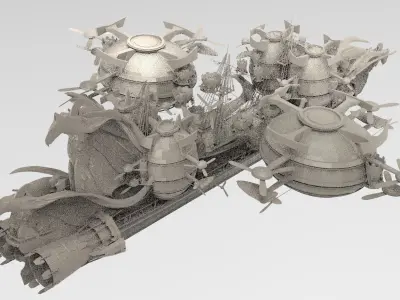 Royal Massive Zeppelin Juggernaut 3D model