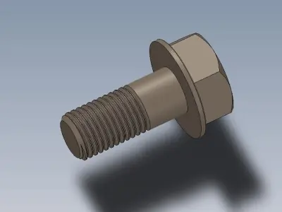 Baut M10 25 mm Free 3D model