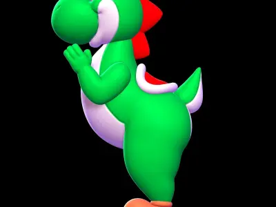 Yoshi - Mario 3D print model
