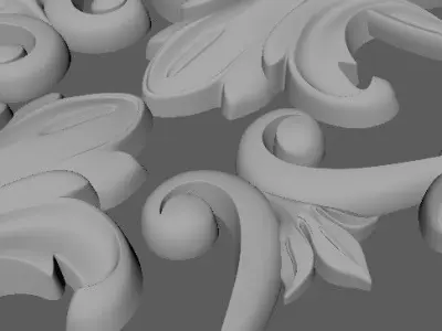Decor for furniture 3D model 58