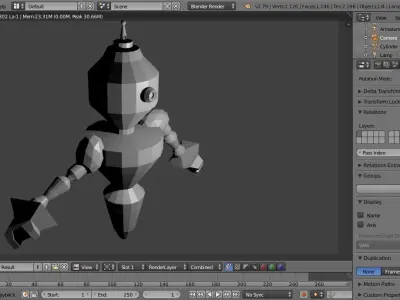 Sentinel robot - Musco Low-poly 3D model