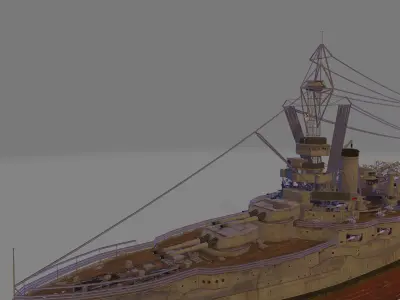 USS Wyoming 3D model