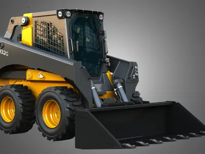 332G Skid Steer Loader - Bucket 3D model