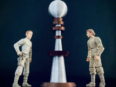 Custom TESLA BALL FRANKENSTEIN LAB DIORAMA PART 3D print model