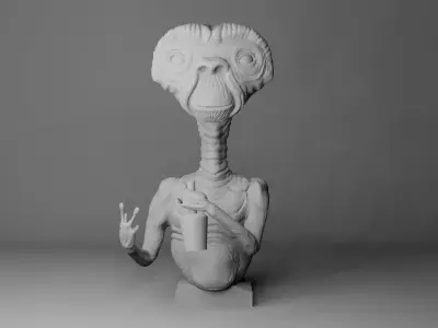 ET loosely based of the Movie 3D print model