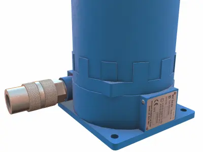 Honeywell Analytics Sat-Ex Transmitter Low Poly Low-poly 3D model