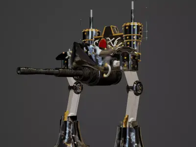 Fantasy Tank Free 3D model