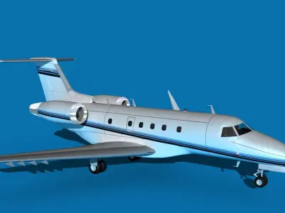 Embraer Praetor 500 V08 3D model