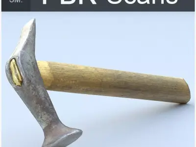 Hammer Low SM Low-poly 3D model