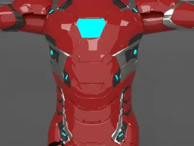 IronMan Mark 46  Free 3D model