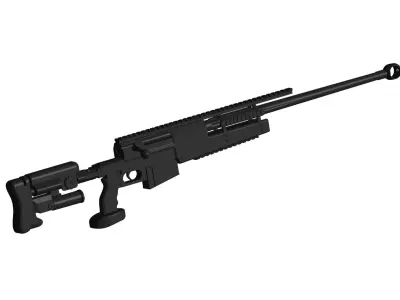 sniper PGM 338 3D model