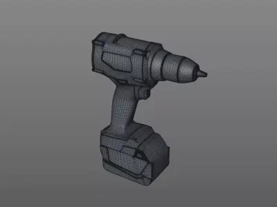 Cordles Screawdriver 3D print model