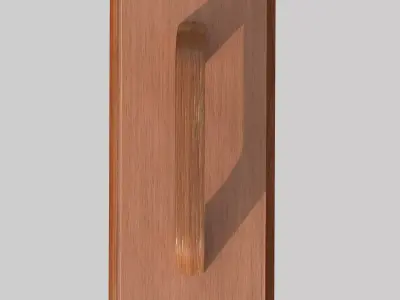 Wooden Hand Float Low-poly 3D model