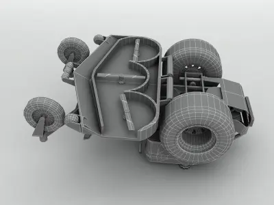 SCAG Tiger Cub Industrial Riding Mower 3D model