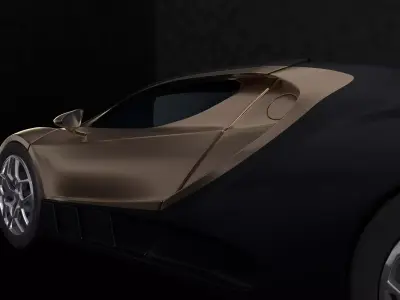 Bugatti Tourbillon Hypercar 3D model