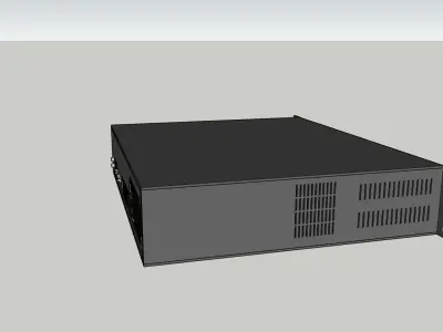Network Video Recorder Low-poly 3D model