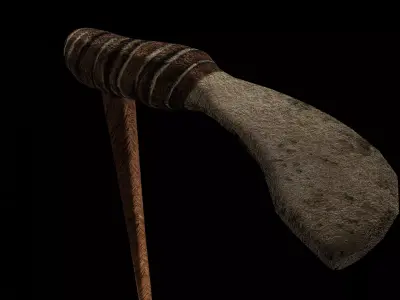 Prehistoric Weapon Low-poly 3D model