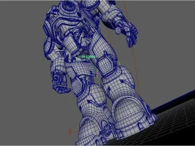 sci cool robot 3D model