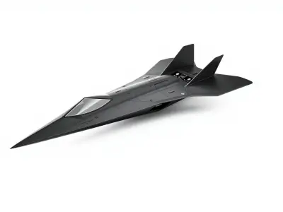 NightViper Stealth Fighter model pack Low-poly 3D model